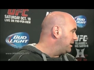 ufc president speaks true